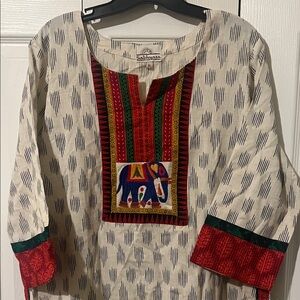 Sabhyata Pure Cotton Kurta Size XL NWT Made in India